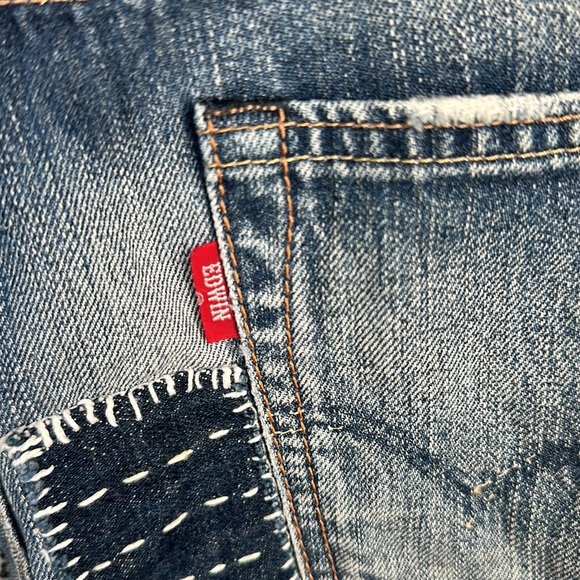 Patched Sashiko Jeans - Picture 8 of 15